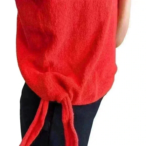 Madewell Red Textured Top 🍄 - Picture 3 of 7